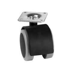 Mbelhjul "Lecco" 50mm Gr/Sort