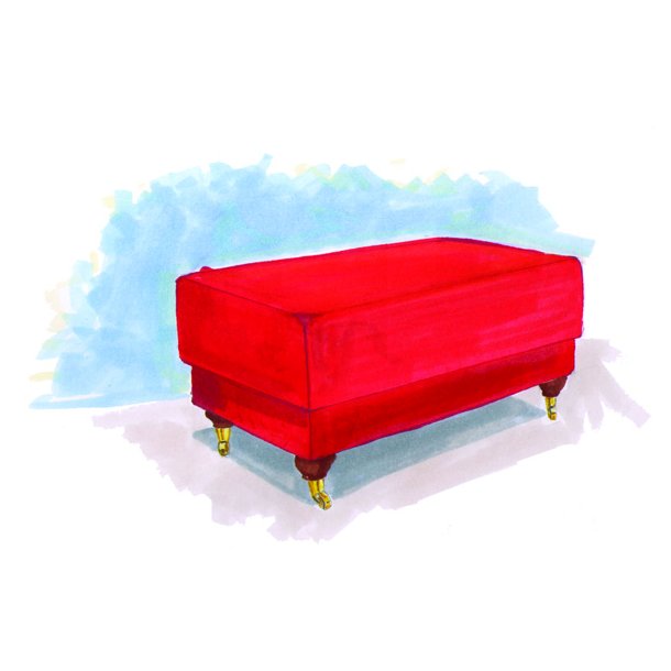 Bakkebord Hjul "Thyra" �32x69mm - Massiv Messing