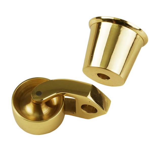 Bakkebord Hjul "Thyra" 32mm - Massiv Messing