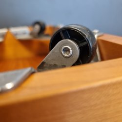 Pufhjul "Darcus" �30 - 147x37mm Hj�rnebeslag