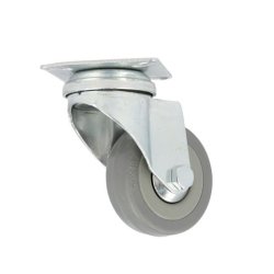 Inventarhjul "Brutus" 50mm - 50x50mm Plade