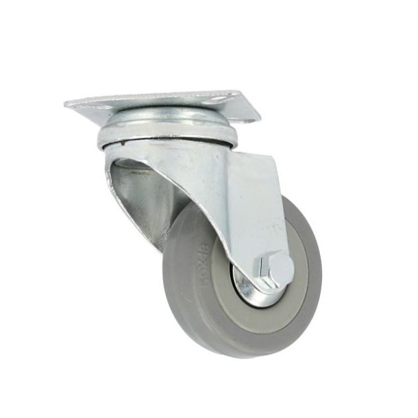 Inventarhjul "Brutus" 50mm - 50x50mm Plade