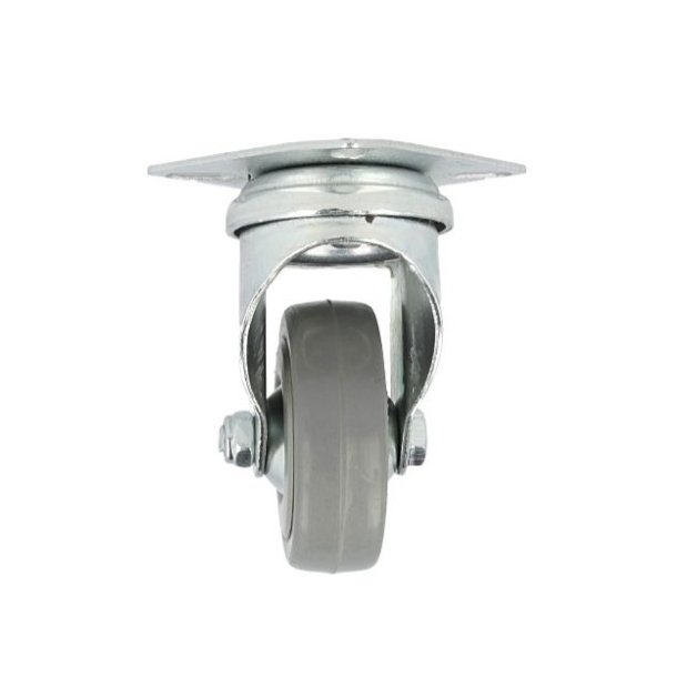 Inventarhjul "Brutus" 50mm - 50x50mm Plade