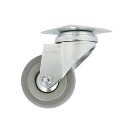 Inventarhjul "Brutus" 50mm - 50x50mm Plade