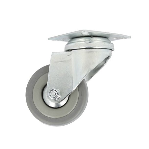 Inventarhjul "Brutus" 50mm - 50x50mm Plade