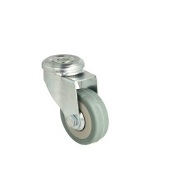 Inventarhjul "Brutus" 50mm - 10,5mm Hul - uden Bremse