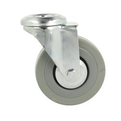 Inventarhjul "Brutus" 75mm - 10,5mm Hul - uden Bremse