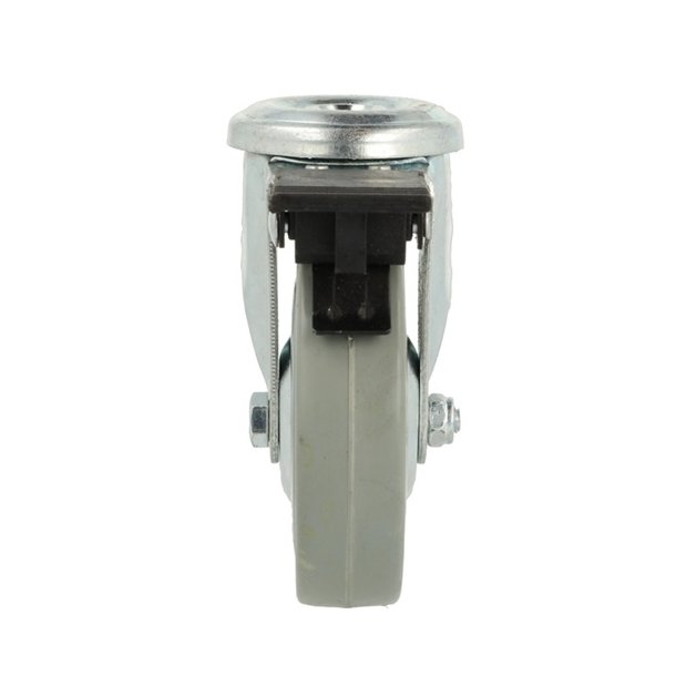 Inventarhjul "Brutus" 75mm - 10,5mm Hul - med Bremse