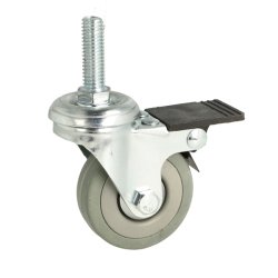 Inventarhjul "Brutus" 50mm - M10x30mm - med Bremse