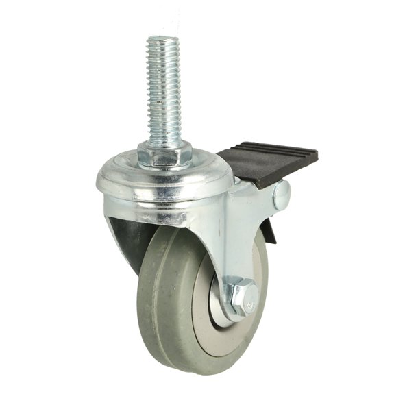 Inventarhjul "Brutus" 50mm - M8x30mm - med Bremse