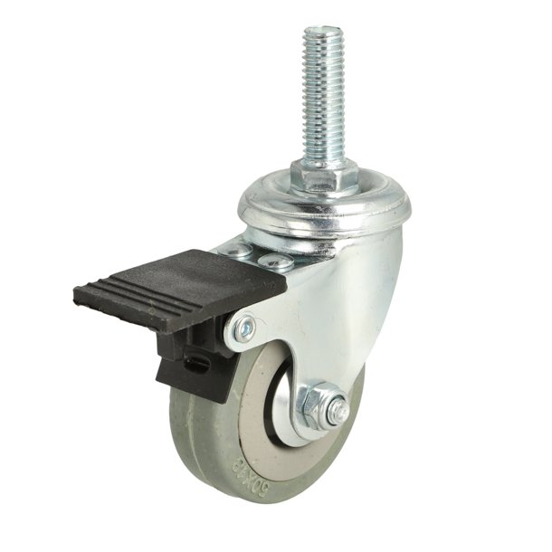 Inventarhjul "Brutus" 50mm - M8x30mm - med Bremse