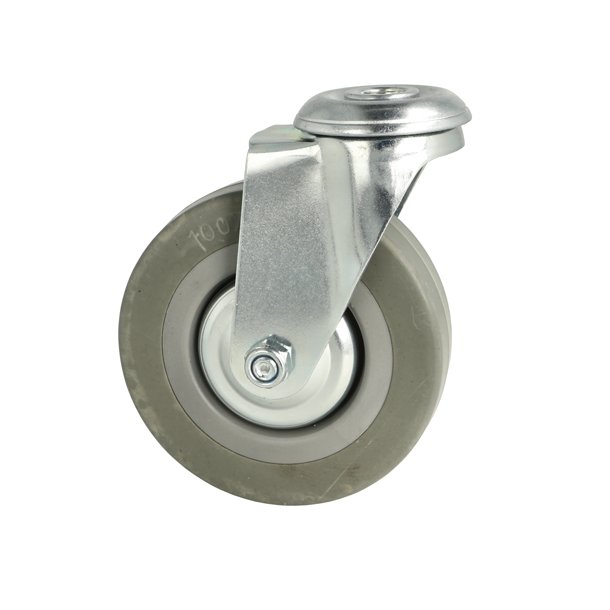 Inventarhjul "Brutus" 100mm - 12,5mm Hul - uden Bremse