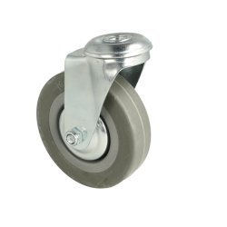 Inventarhjul "Brutus" 100mm - 12,5mm Hul - uden Bremse