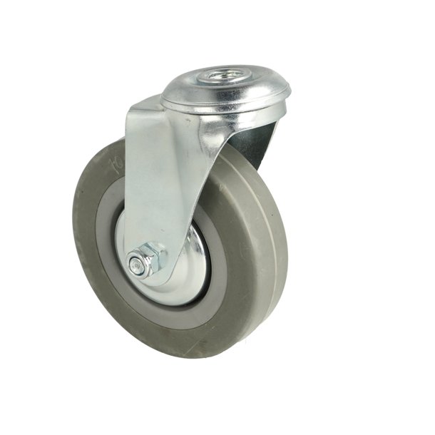 Inventarhjul "Brutus" 100mm - 12,5mm Hul - uden Bremse