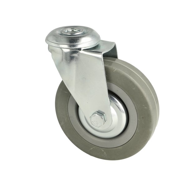 Inventarhjul "Brutus" 100mm - 12,5mm Hul - uden Bremse