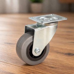 Inventarhjul "C�sar" �50mm - 42x42mm Plade - uden Bremse