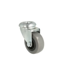 Inventarhjul "Csar" 50mm - 10,5mm Hul - uden Bremse