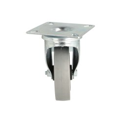 Inventarhjul "Csar" 75mm - 60x60mm Plade - Fuld Bremse