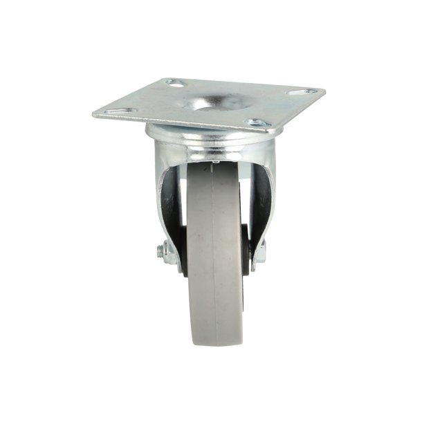 Inventarhjul "Csar" 75mm - 60x60mm Plade - Fuld Bremse