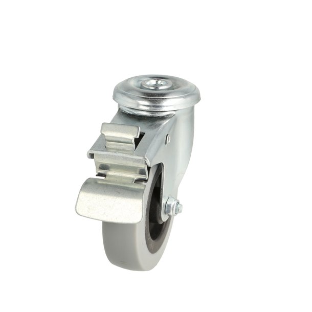 Inventarhjul "Csar" 75mm - 10,5mm Hul - Fuld Bremse