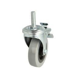 Inventarhjul "Csar" 75mm - M10x30mm - fuld Bremse