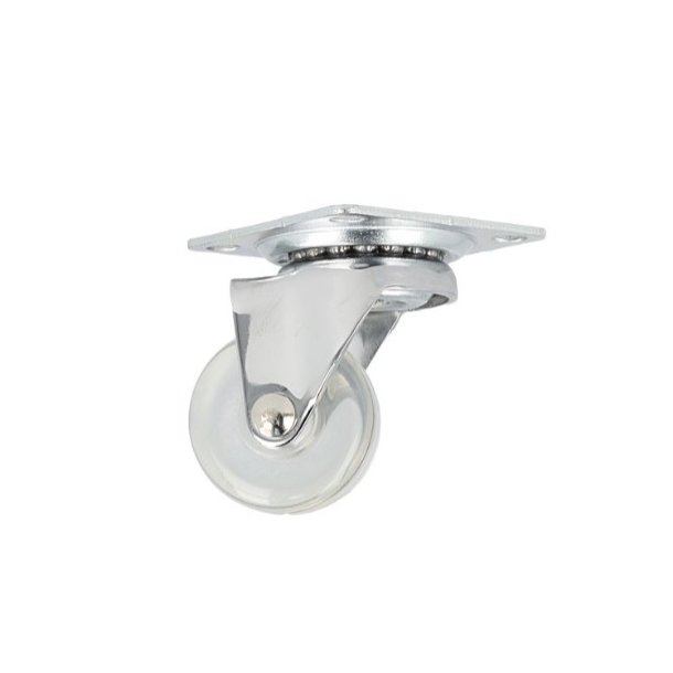 Mbelhjul "Verus" 35mm - Klar Transparent Hjul