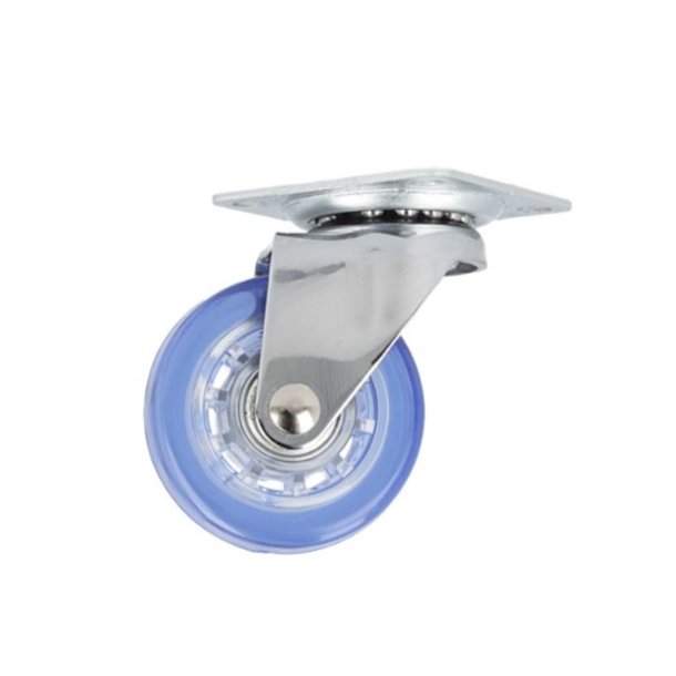 Mbelhjul "Verus" 50mm - Blt Transparent Hjul