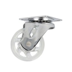 Mbelhjul "Spike" 50mm -  Transparent Hjul