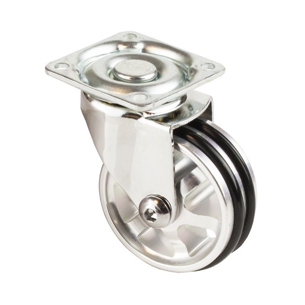 Mbelhjul "Decius" 50mm - Forkromet