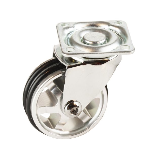 Mbelhjul "Decius" 50mm - Forkromet