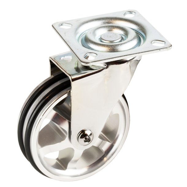 Mbelhjul "Decius" 75mm - Forkromet