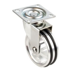 Mbelhjul "Decius" 75mm - Forkromet