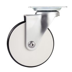 Mbelhjul "Gallus" 75mm - Aluminium