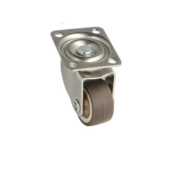 Inventarhjul "Nero" 25mm - 38x30mm Plade