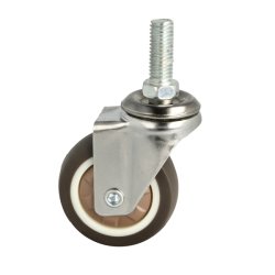 Inventarhjul "Nero" 50mm - M10x25mm - uden Bremse