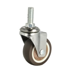 Inventarhjul "Nero" 50mm - M10x25mm - uden Bremse