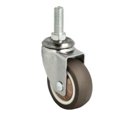 Inventarhjul "Nero" 50mm - M10x25mm - uden Bremse