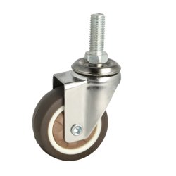 Inventarhjul "Nero" 50mm - M10x25mm - uden Bremse