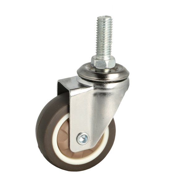 Inventarhjul "Nero" 50mm - M10x25mm - uden Bremse