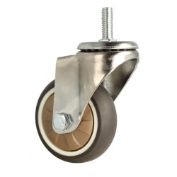 Inventarhjul "Nero" 75mm - M10x25mm - uden Bremse