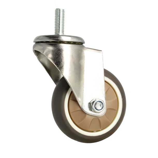 Inventarhjul "Nero" 75mm - M10x25mm - uden Bremse