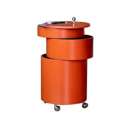 Kugle Mbelhjul "Zeno" 50mm - M10x15mm - Forkromet