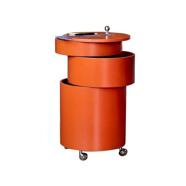 Kugle Mbelhjul "Zeno" 50mm - M10x15mm - Forkromet