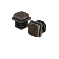 Dupsko M3 med Filt 18x18mm - Sort - til Rrben