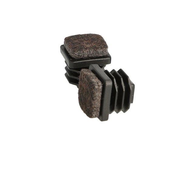 Dupsko M3 med Filt 18x18mm - Sort - til Rrben