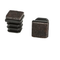 Dupsko M3 med Filt 20x20mm - Sort - til Rrben