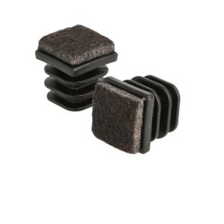 Dupsko M3 med Filt 20x20mm - Sort - til Rrben