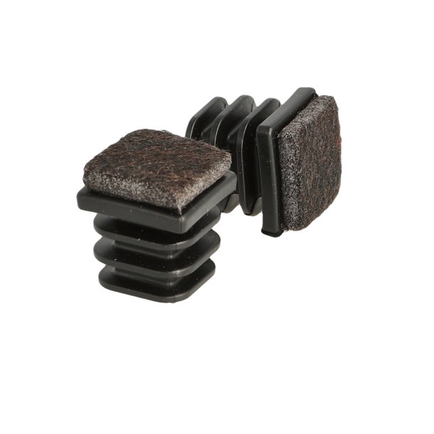 Dupsko M3 med Filt 20x20mm - Sort - til Rrben