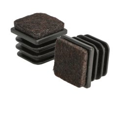 Dupsko M3 med Filt 25x25mm - Sort - til Rrben