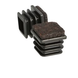 Dupsko M3 med Filt 25x25mm - Sort - til Rrben